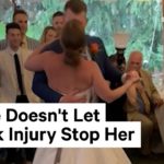 Bride Ends Up In Hospital After “Freak Knee Injury” During First Dance