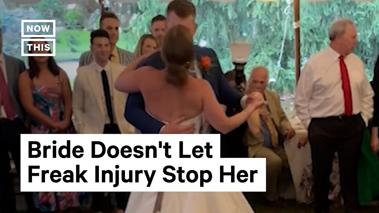 Bride Ends Up In Hospital After “Freak Knee Injury” During First Dance