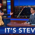 Stephen Colbert Reacts To Emotional Blues Clues Video