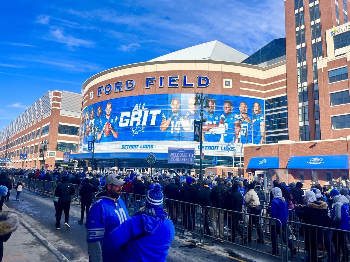 Ford Field January 21, 2024/photo by Allanah Wills